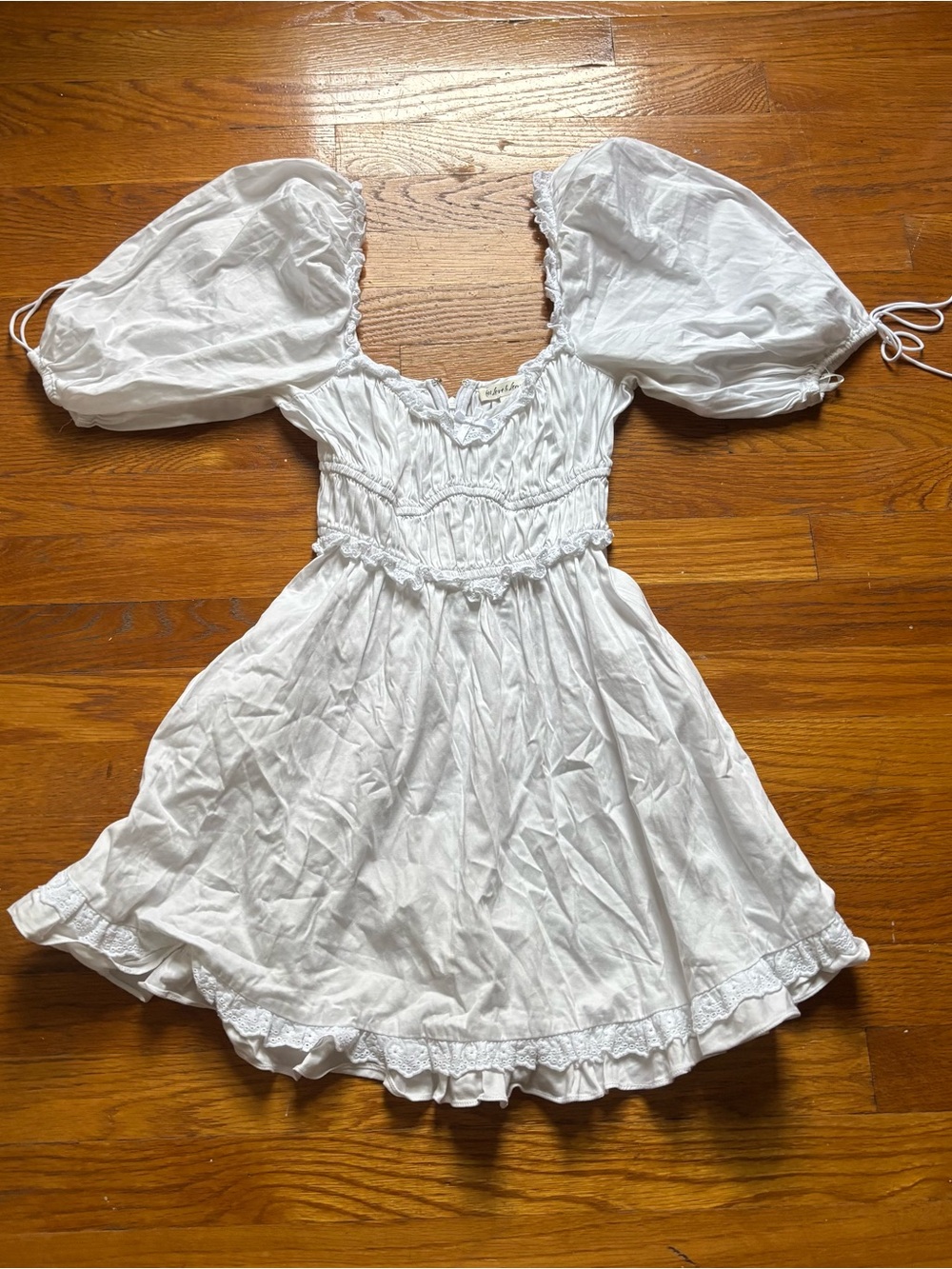 For Love &Lemons Puff-Sleeve Mini Dress - Picture 3 of 8